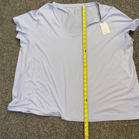 A New Day Women's Light Purple Sz 4X Casual T-Shirt Lightweight NEW - Picture 6 of 9